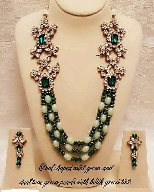 Glamaya Exquisite Gold Plated Kundan Necklace Set 1 GLAM-CN-KU-56F3-273114-75-4
