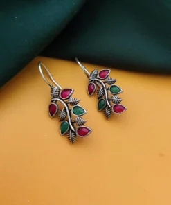 Glamaya Stylish Oxidised Multicolor Earrings: Trendy Party Wear 1 GLAM-ER-OX-20-584483-45-3
