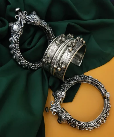 Glamaya Chic Elephant Bangles Trio 1 GLAM-CB-OX-75F7-285631-150-7