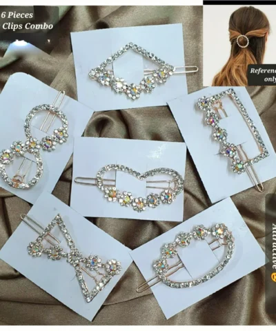 Glamaya Trendy 6-piece Korean Hair Clip Combo Set 1 GLAM-CH-OX-60-190422-89-2
