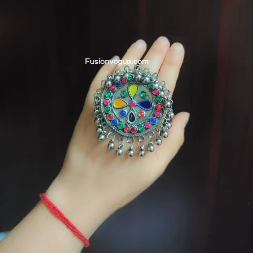 Glamaya Ethnic Boho Chic Multicolour Adjustable Ring 2 GLAM-RI-OX-40-225164-71-2 Glamaya Ethnic Boho Chic Multicolour Adjustable Ring 2 GLAM-RI-OX-40-225164-71-2