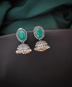 Glamaya Sparkling Monalisa Stone Jhumki Earrings 04 For Women 1 GLAM-ER-ST-40-507690-71-2