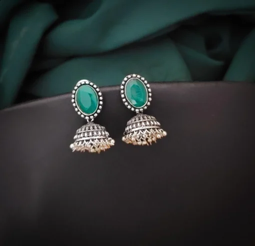 Glamaya Sparkling Monalisa Stone Jhumki Earrings 04 For Women 1 GLAM-ER-ST-40-507690-71-2