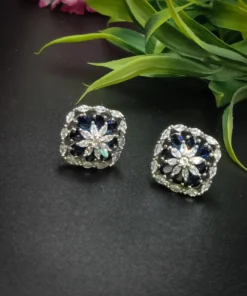 Glamaya Sparkling Cubic Zirconia Stud Earrings - Affordable Elegance For Women 1 GLAM-ER-CZ-50-205086-86-5
