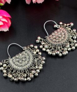 Glamaya Affordable Oxidised Bali Earrings: Trendy Designs For Women 2 GLAM-ER-OX-20-591258-45-3