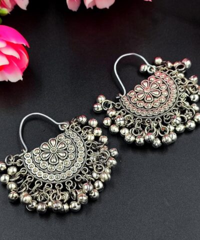 Glamaya Affordable Oxidised Bali Earrings: Trendy Designs For Women 2 GLAM-ER-OX-20-591258-45-3
