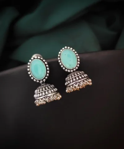Glamaya Exquisite Monalisa Stone Jhumki Earrings: Trendy & Elegant Designs 1 GLAM-ER-ST-40-290283-71-2
