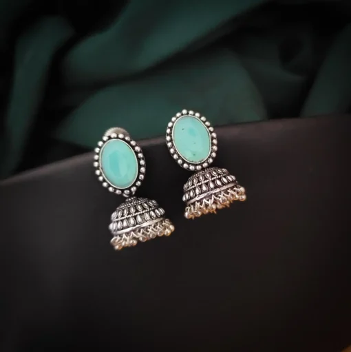 Glamaya Exquisite Monalisa Stone Jhumki Earrings: Trendy & Elegant Designs 1 GLAM-ER-ST-40-290283-71-2
