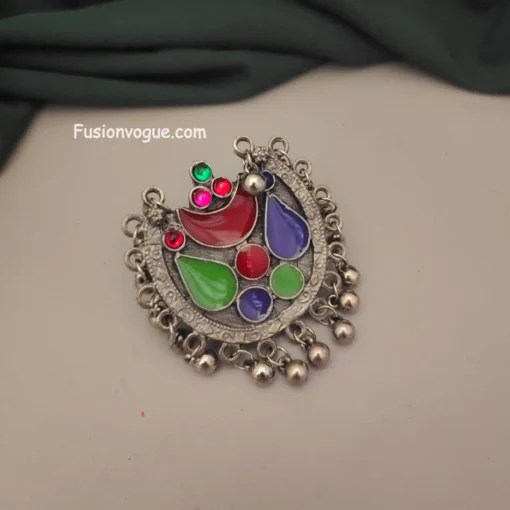 Glamaya Ethnic Multicolored Afghan Meena Ring For Stylish Women 1 GLAM-RI-ME-40-788283-71-2