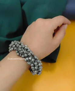 Glamaya Adjustable Ghungroo Bracelet: Trendy Armlet For Women 2 GLAM-BB-BP-60-590553-89-2