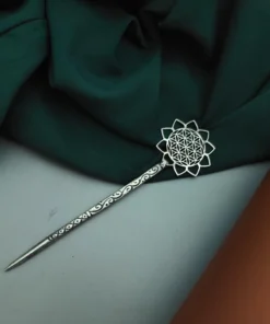 Glamaya Glamorous Oxidised Hair Bun Stick: Long Hair Style Essential 1 GLAM-HA-OX-12-589580-27-5