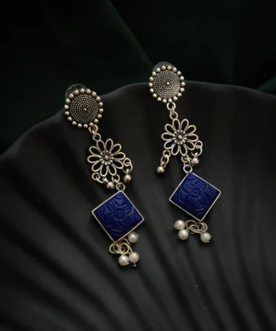 Glamaya Trendy Lightweight Oxidized Daily Earrings 1 GLAM-ER-OX-6F7-281118-15-9