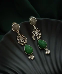 Glamaya Chic Oxidised Daily Earring - Lightweight & Affordable Style 1 GLAM-ER-OX-12-635763-27-5