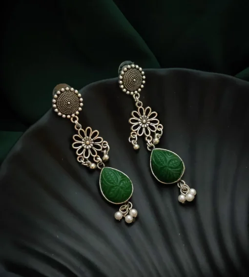 Glamaya Chic Oxidised Daily Earring - Lightweight & Affordable Style 1 GLAM-ER-OX-12-635763-27-5