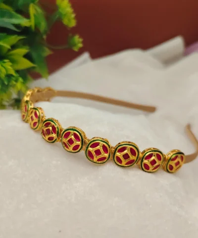 Glamaya Sparkling Floral Hairband - Crystal Embellished & Trendy 1 GLAM-HA-ME-21F4-703485-35-7