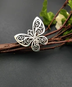 Glamaya Adjustable Oxidised Butterfly Ring For Trendy Women 1 GLAM-RI-OX-7F5-946282-16-4
