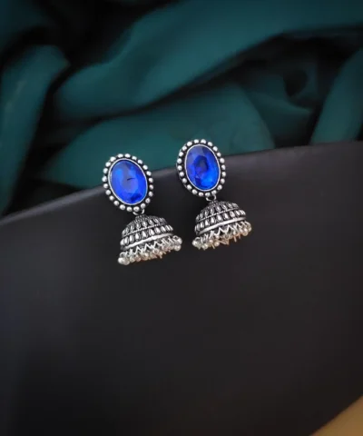 Glamaya Elegant Stone Jhumki Earrings: Trendy & Affordable 1 GLAM-ER-ST-40-748468-71-2