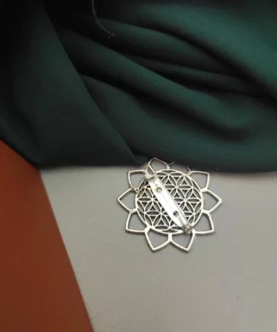 Glamaya Ethnic Oxidized Brooch: Perfect For Sarees & Dupattas 2 GLAM-WB-OX-9F2-697219-15-6