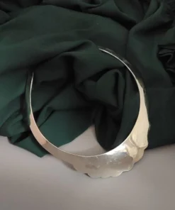 Glamaya Stylish Oxidized Silver Hasli Necklace For Women - Trendy Design! 1 GLAM-NE-OX-14F4-997319-22-9