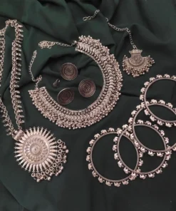 Glamaya Stylish Oxidised Necklace Combo Set For Women 1 GLAM-CN-OX-110-751209-210-5