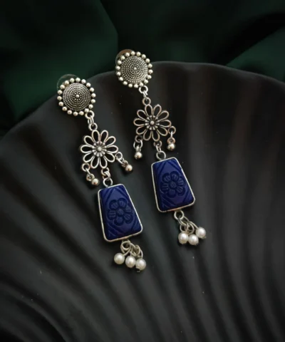 Glamaya Stylish Oxidised Lightweight Earring For Daily Wear 1 GLAM-ER-OX-20-904473-45-3