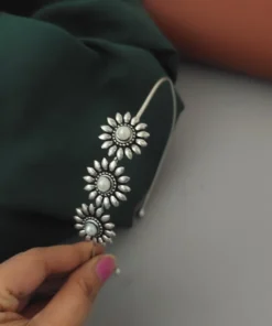 Glamaya Chic Oxidised Hairbands: Trendy Styles For Long Hair 2 GLAM-HA-OX-40-816645-71-2