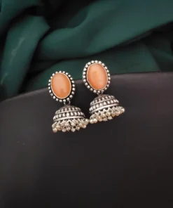 Glamaya Designer Stone Jhumki Earrings: Trendy & Elegant Jewelry 1 GLAM-ER-ST-40-561248-71-2