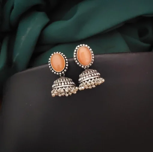 Glamaya Designer Stone Jhumki Earrings: Trendy & Elegant Jewelry 1 GLAM-ER-ST-40-561248-71-2