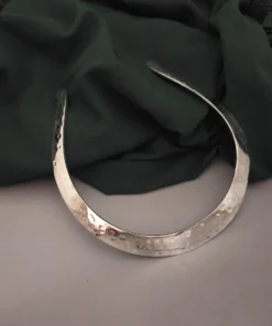 Glamaya Elegant Oxidised Silver Hasli Choker - Trendy & Affordable! 1 GLAM-NE-OX-65-991078-99-2