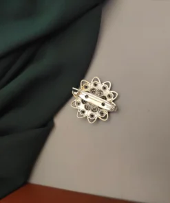 Glamaya Luxury Oxidised Brooch For Saree & Dupatta - Trendy Designs 2 GLAM-WB-OX-9F2-320105-15-6
