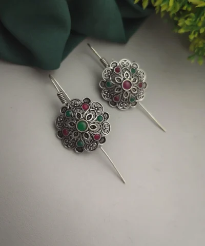 Glamaya Trendy Oxidised Brass Earcuff Earring: Unique Designs For Women 1 GLAM-ER-BR-5F7-810861-11-7
