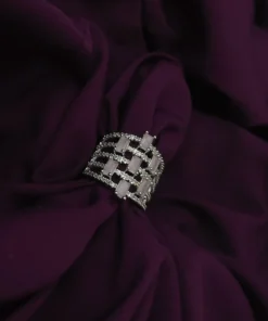 Glamaya Glamorous Cz Diamond Finger Ring - Stylish Women's Engagement Jewelry 1 GLAM-RI-CZ-22-552835-35-5
