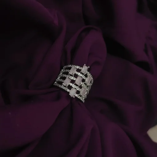 Glamaya Glamorous Cz Diamond Finger Ring - Stylish Women's Engagement Jewelry 1 GLAM-RI-CZ-22-552835-35-5