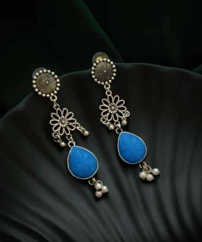 Glamaya Trendy Lightweight Oxidized Daily Earring 1 GLAM-ER-OX-6F7-449314-15-9