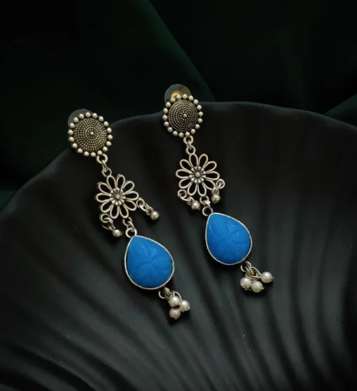 Glamaya Trendy Lightweight Oxidized Daily Earring 1 GLAM-ER-OX-6F7-449314-15-9