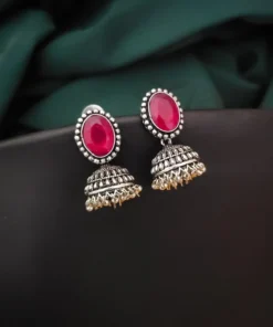 Glamaya Stylish Monalisa Stone Jhumki Earrings: Trendy & Elegant Designs 1 GLAM-ER-ST-40-366777-71-2