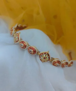 Glamaya Exquisite Kundan Bridal Hairband: Traditional Indian Elegance 1 GLAM-HA-KU-23-517175-30-10