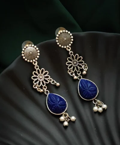 Glamaya Chic Oxidised Lightweight Daily Earring - Trendy Affordable Style 1 GLAM-ER-OX-20-993259-45-3