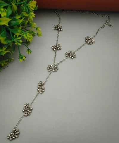 Glamaya Hina Khan Inspired Trendy Oxidised Chain Necklace 1 GLAM-NE-OX-5F7-793761-11-7