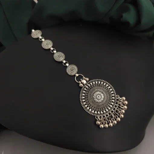 Glamaya Stylish Oxidised Maangtikka For Women | Affordable & Trendy Designs 1 GLAM-HA-OX-5F7-283876-11-7