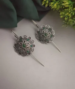 Glamaya Stylish Oxidised Brass Earcuff Earring For Fashionable Women 1 GLAM-ER-BR-5F7-164705-11-7