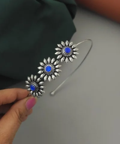 Glamaya Stylish Oxidised Hairbands: Trendy Fashion Accessories For Women 2 GLAM-HA-OX-40-761818-71-2