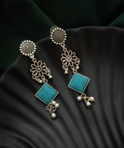 Glamaya Chic Lightweight Oxidised Daily Wear Earrings 1 GLAM-ER-OX-6F7-083315-15-9