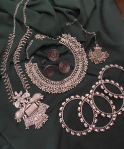 Glamaya Trendy Oxidized Jewelry Combo Set For Women 1 GLAM-CN-OX-78F6-115287-150-7