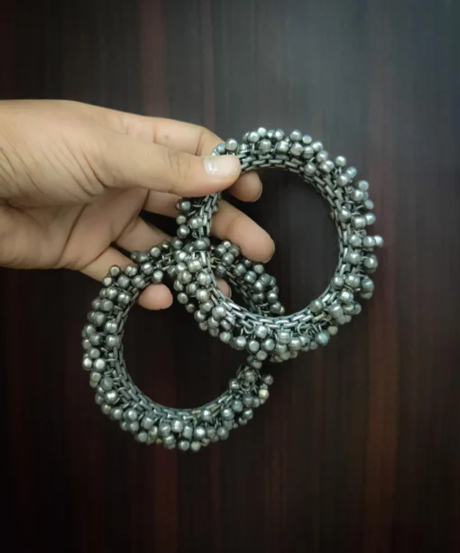 Glamaya Adjustable Ghungroo Bangles Set: Stylish Armlets For Women 3 GLAM-CB-BP-50-322686-86-5 Glamaya Adjustable Ghungroo Bangles Set: Stylish Armlets For Women 3 GLAM-CB-BP-50-322686-86-5