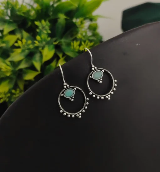 Glamaya Chic Mint Stone Earrings For Daily Glam 1 GLAM-ER-ST-5F7-550941-11-7