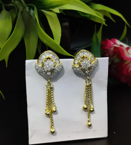 Glamaya Sparkling Gold Plated Cz Stud Earrings – Affordable Elegance 2 GLAM-ER-CZ-23F3-300108-35-6 Glamaya Sparkling Gold Plated Cz Stud Earrings - Affordable Elegance 2 GLAM-ER-CZ-23F3-300108-35-6