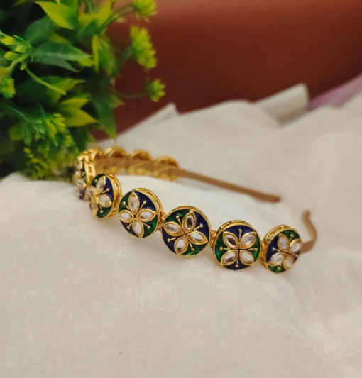 Glamaya Chic Embellished Hairbands: Stylish Party-wear Accessories 1 GLAM-HA-ME-30-898515-49-5