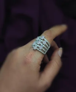 Glamaya Glamorous Cz Diamond Finger Ring - Stylish Women's Engagement Jewelry 2 GLAM-RI-CZ-22-552835-35-5