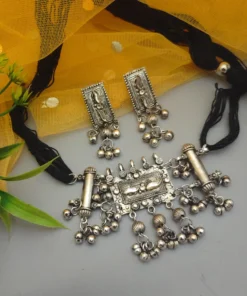 Glamaya Trendy Fusion Choker Earrings Set 1 GLAM-NE-OX-15-701133-25-6